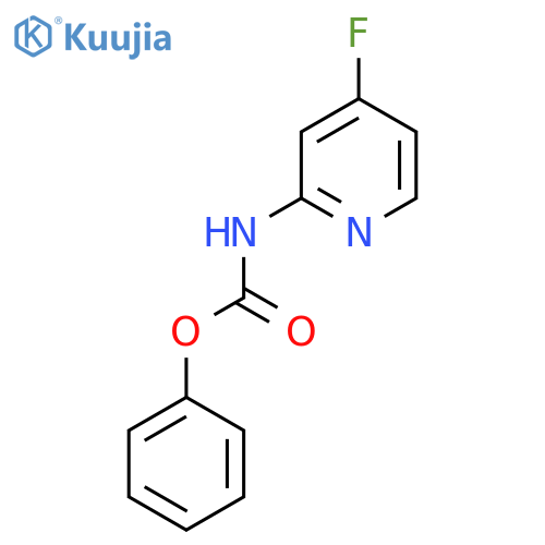 Phenyl N-(4-fluoropyridin-2-yl)carbamate structure