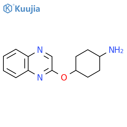 [4-(Quinoxalin-2-yloxy)cyclohexyl]amine structure
