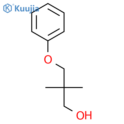 2,2-dimethyl-3-phenoxypropan-1-ol structure