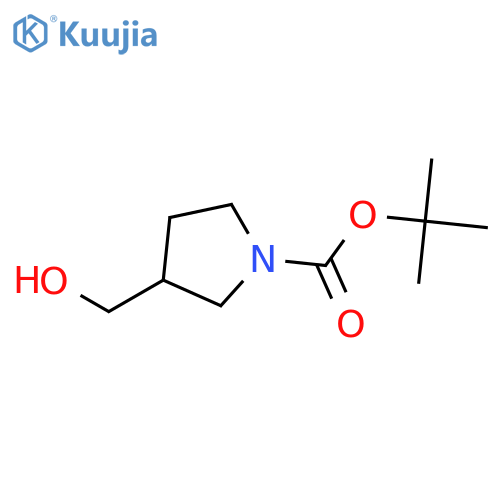 tert-butyl (3S)-3-(hydroxymethyl)pyrrolidine-1-carboxylate structure