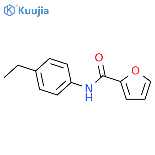 Furan-2-carboxylic acid (4-ethyl-phenyl)-amide structure