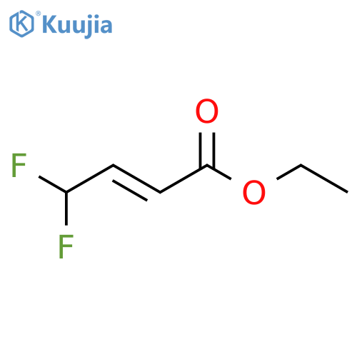 4,4-Difluoro-but-2-enoic Acid Ethyl Ester structure