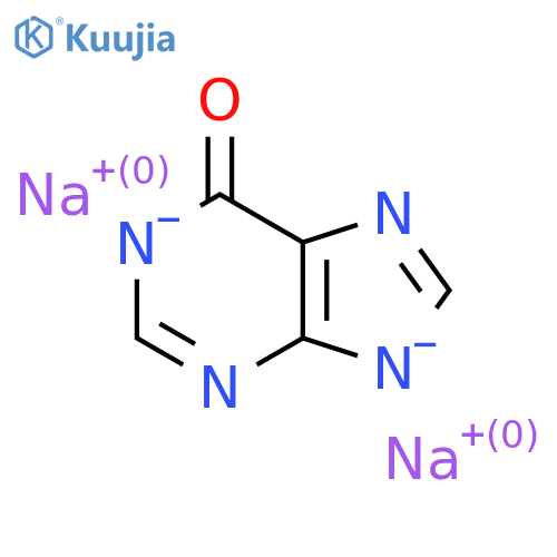Hypoxanthine, disodium salt structure