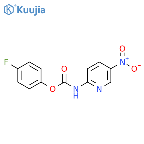 (4-Fluorophenyl) N-(5-nitropyridin-2-yl)carbamate structure