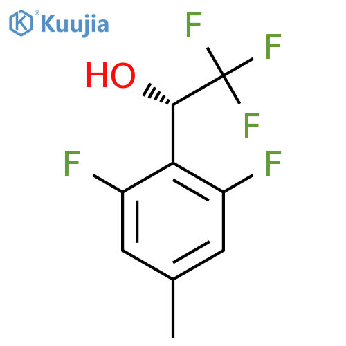(1S)-1-(2,6-difluoro-4-methylphenyl)-2,2,2-trifluoroethan-1-ol structure