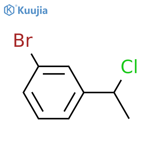 1-bromo-3-(1-chloroethyl)benzene structure