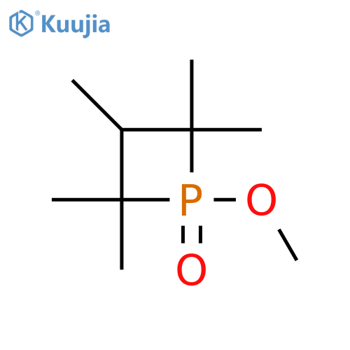 1-Methoxy-2,2,3,4,4-pentamethylphosphetane 1-oxide structure