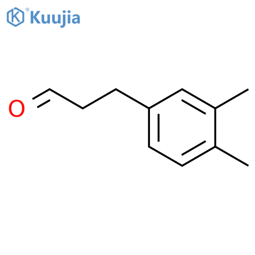 3-(3,4-dimethylphenyl)propanal structure