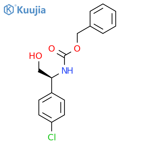 benzyl N-(1S)-1-(4-chlorophenyl)-2-hydroxyethylcarbamate structure