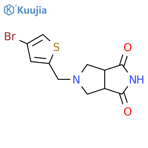 5-[(4-bromothiophen-2-yl)methyl]-octahydropyrrolo[3,4-c]pyrrole-1,3-dione structure