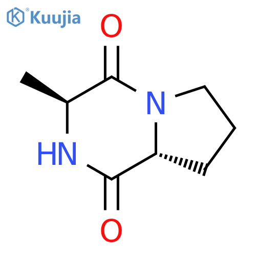 Pyrrolo[1,2-a]pyrazine-1,4-dione,hexahydro-3-methyl-, (3S,8aR)- structure