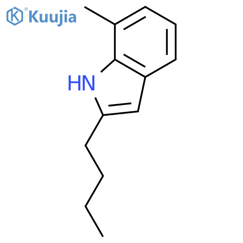 1H-Indole, 2-butyl-7-methyl- structure