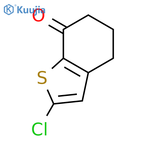 2-Chloro-5,6-dihydrobenzothiophen-7(4H)-one structure