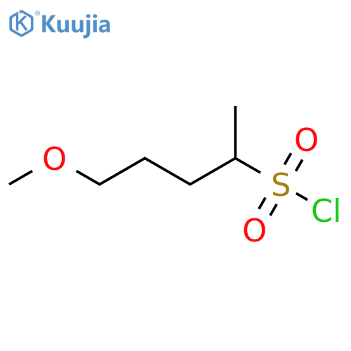 2-Pentanesulfonyl chloride, 5-methoxy- structure