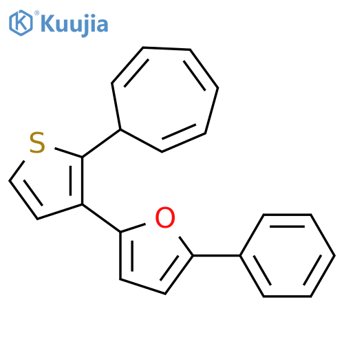 Furan, 2-[2-(2,4,6-cycloheptatrien-1-yl)-3-thienyl]-5-phenyl- structure