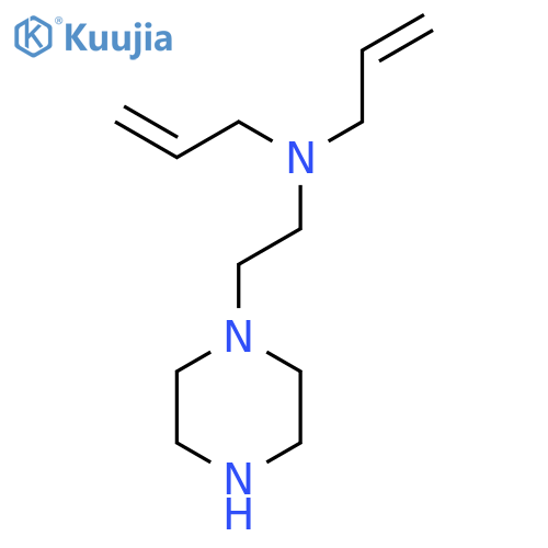 1-(2-Diallylaminoethyl)piperazine structure