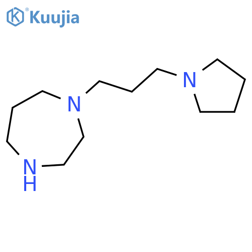 1-3-(Pyrrolidin-1-yl)prop-1-yl-1,4-diazepane structure