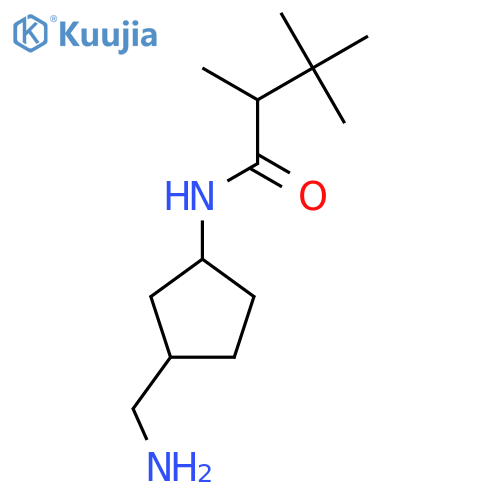 N-[3-(aminomethyl)cyclopentyl]-2,3,3-trimethylbutanamide structure