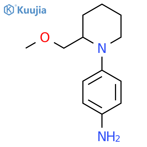 4-(2-(Methoxymethyl)piperidin-1-yl)aniline structure