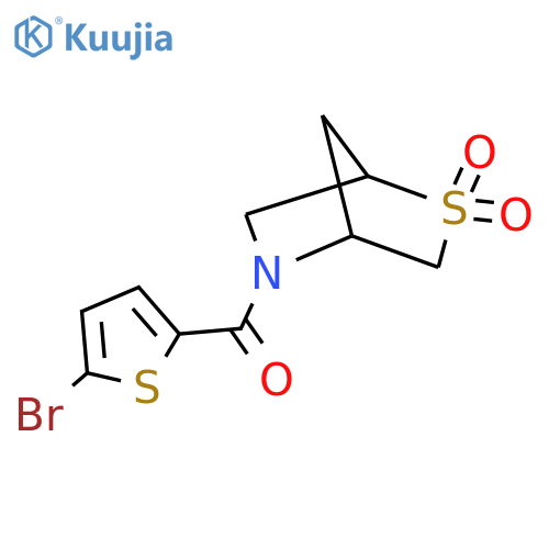 5-(5-Bromothiophene-2-carbonyl)-2lambda6-thia-5-azabicyclo[2.2.1]heptane-2,2-dione structure