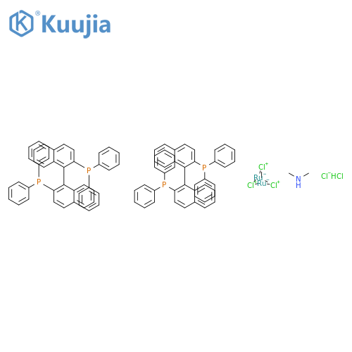 (S)-[(Rucl(binap))2(MU-CL)3][NH2ME2] structure