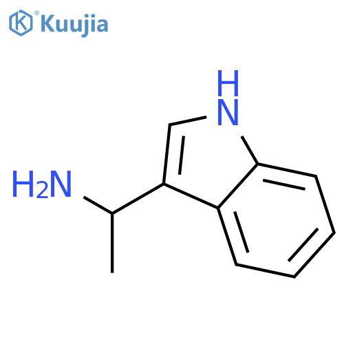 1-(1H-Indol-3-yl)ethanamine structure