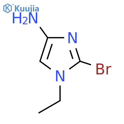 2-bromo-1-ethyl-1H-imidazol-4-amine structure