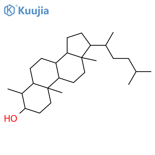 4-Methyl-26,27-dinorergostan-3-ol; (3β,4α,5α)-form structure