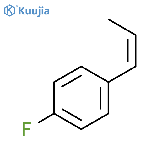 Benzene, 1-fluoro-4-(1Z)-1-propenyl- structure