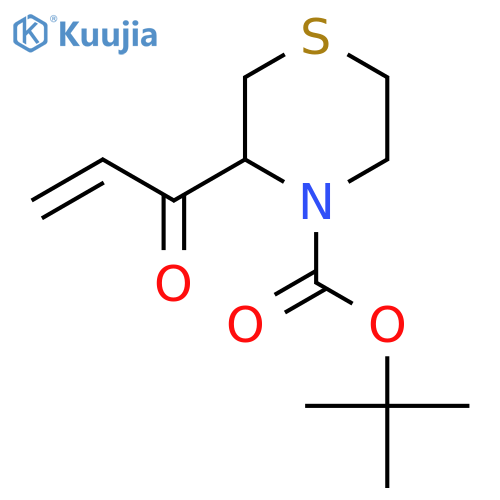 Tert-butyl 3-(prop-2-enoyl)thiomorpholine-4-carboxylate structure