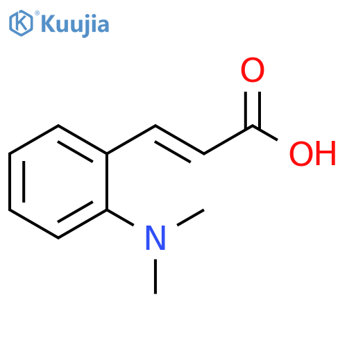 3-2-(dimethylamino)phenylprop-2-enoic acid structure