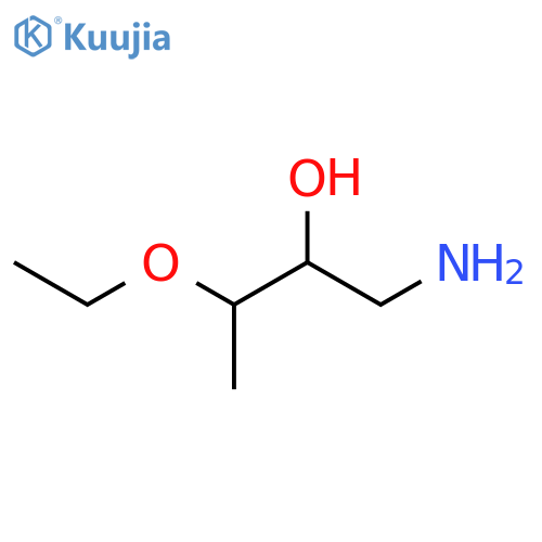 1-Amino-3-ethoxybutan-2-ol structure