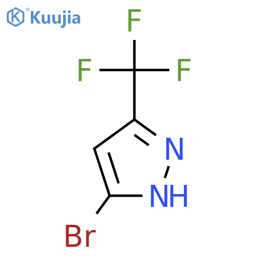 5-Bromo-3-(trifluoromethyl)-1H-pyrazole structure