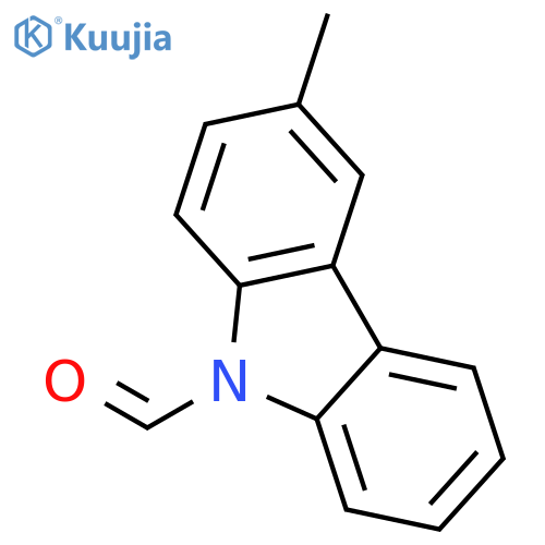 3-methyl-9H-Carbazole-9-carboxaldehyde structure