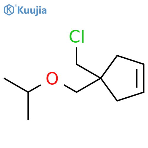 Cyclopentene, 4-(chloromethyl)-4-[(1-methylethoxy)methyl]- structure