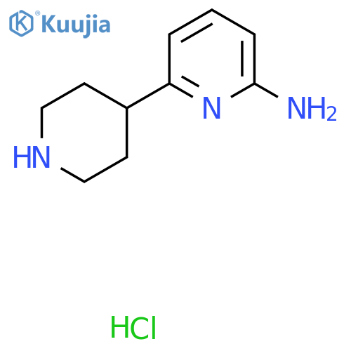6-(Piperidin-4-yl)pyridin-2-amine hydrochloride structure