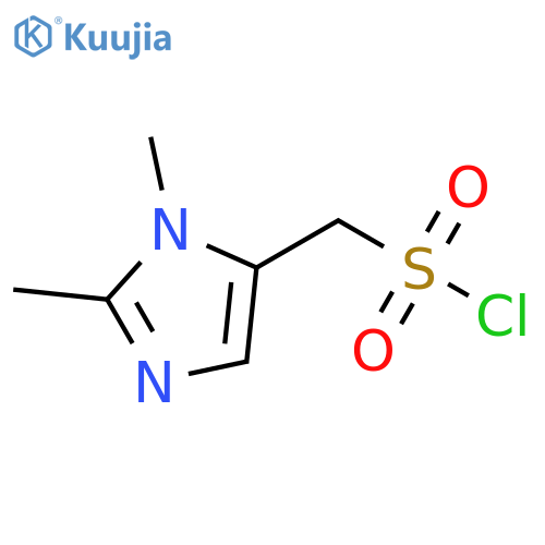 1H-Imidazole-5-methanesulfonyl chloride, 1,2-dimethyl- structure