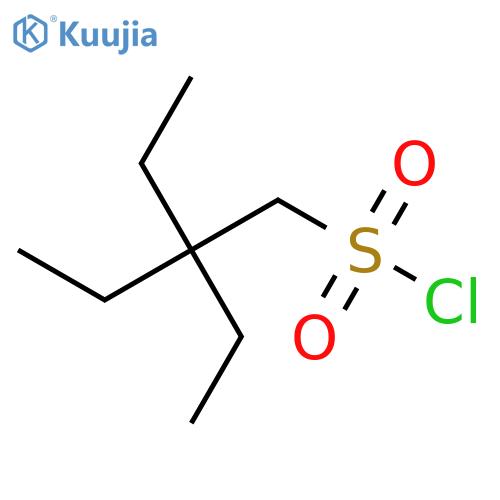 2,2-Diethylbutane-1-sulfonyl chloride structure