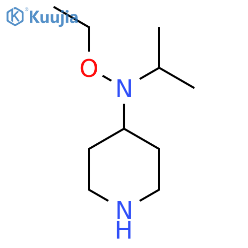 N-ethoxy-N-(propan-2-yl)piperidin-4-amine structure