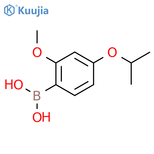 4-Isopropoxy-2-methoxyphenylboronic acid structure