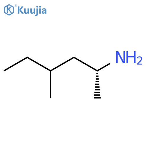 (2R)-4-methylhexan-2-amine structure