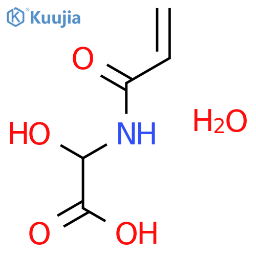 2-Acrylamido-2-hydroxyacetic acid hydrate structure