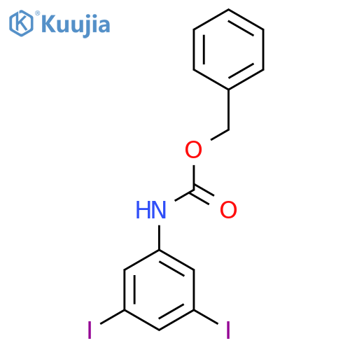benzyl N-(3,5-diiodophenyl)carbamate structure