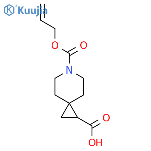 6-(prop-2-en-1-yloxy)carbonyl-6-azaspiro2.5octane-1-carboxylic acid structure
