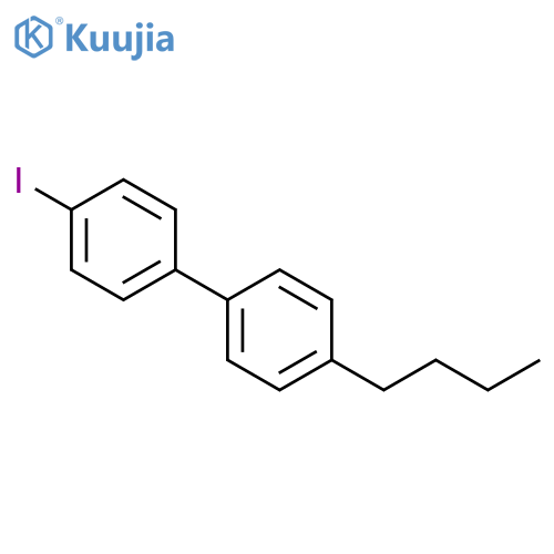 4-Butyl-4'-iodobiphenyl structure