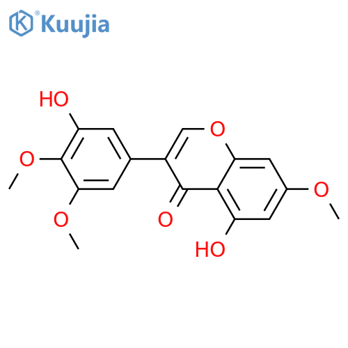 5-hydroxy-3-(3-hydroxy-4,5-dimethoxyphenyl)-7-methoxy-4h-chromen- 4-one structure
