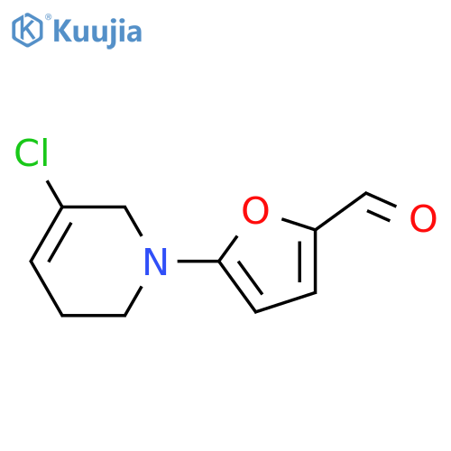 5-(5-Chloro-1,2,3,6-tetrahydropyridin-1-yl)furan-2-carbaldehyde structure