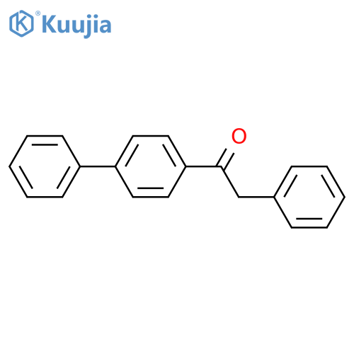 1-(Biphenyl-4-yl)-2-phenylethanone structure