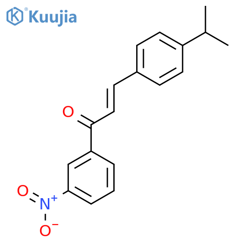 (2E)-1-(3-Nitrophenyl)-3-[4-(propan-2-yl)phenyl]prop-2-en-1-one structure