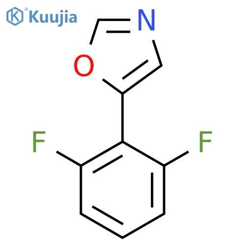 5-(2,6-Difluorophenyl)-1,3-oxazole structure
